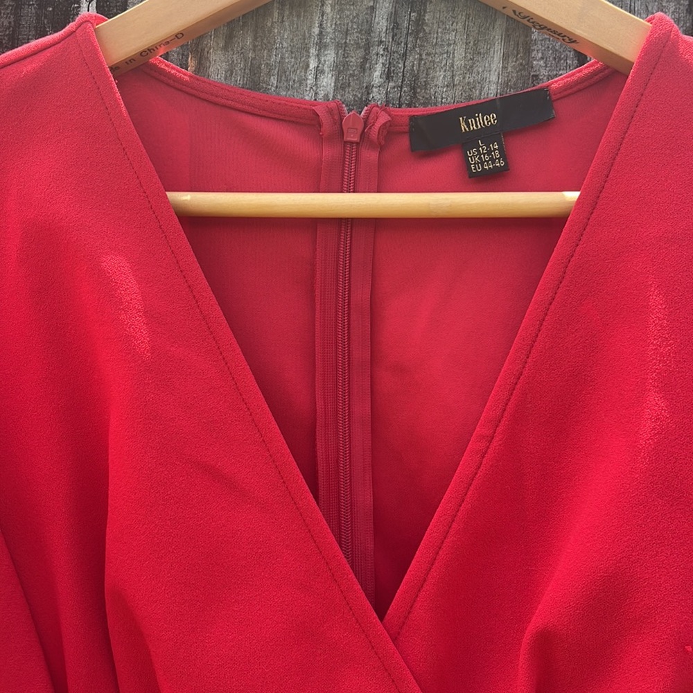 Formal Red Dress - Picture 3 of 6